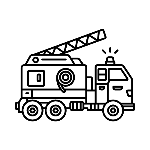 Fire truck icon Fire truck icon