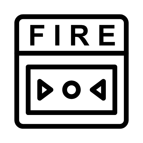 Fire alarm icon Fire alarm icon