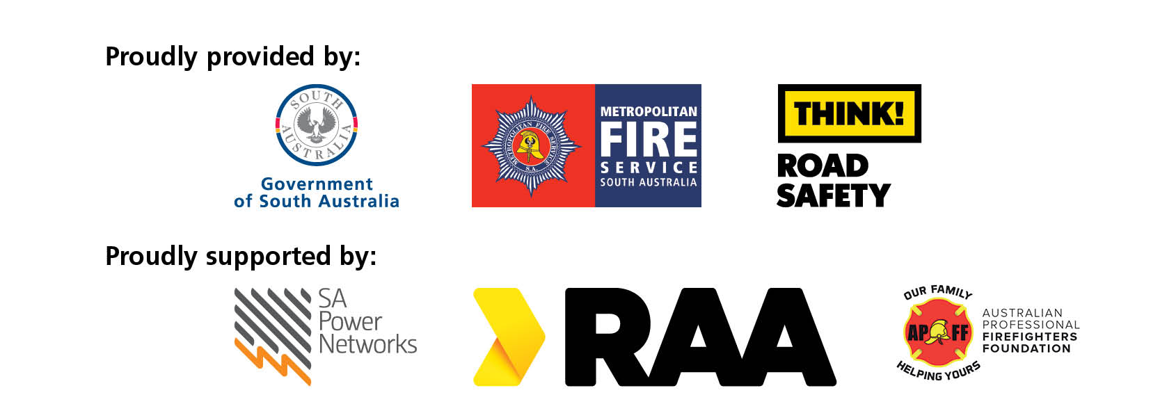 Combination of SA Government and company logos