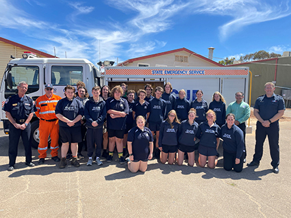 MFS CFS and CES personnel and students group photo