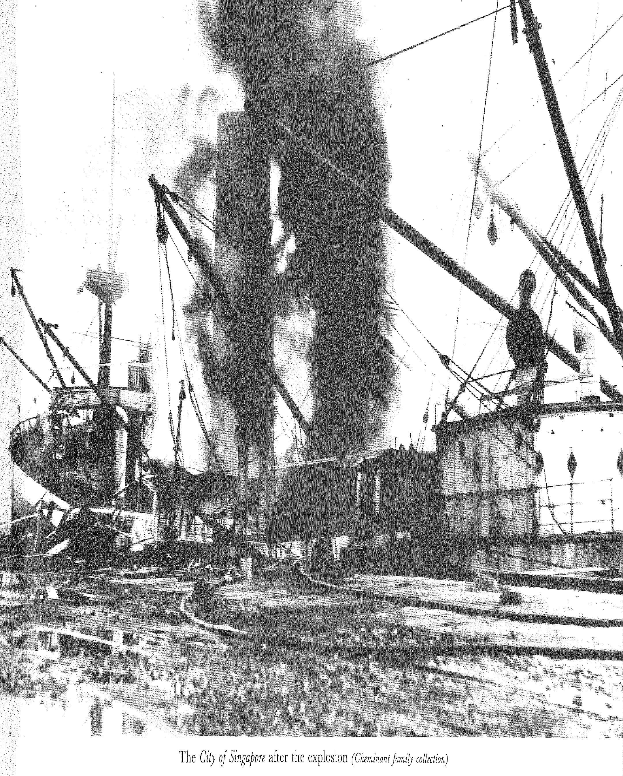 Fire aboard cargo ship